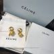 AAA Fake Celine Pearl Earrings In Yellow Gold (6)_th.jpg